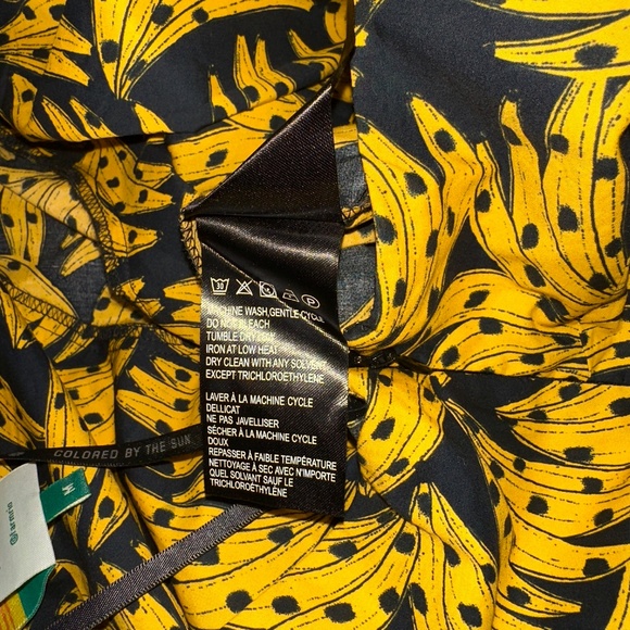 Farm Rio Banana One-Shoulder Midi Dress - Picture 15 of 16